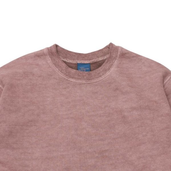 画像3: Good On(グッドオン)Rough Crew Sweat(ラフクルースウェット)"Pigment Dye" / Azuki(アズキ) (3)