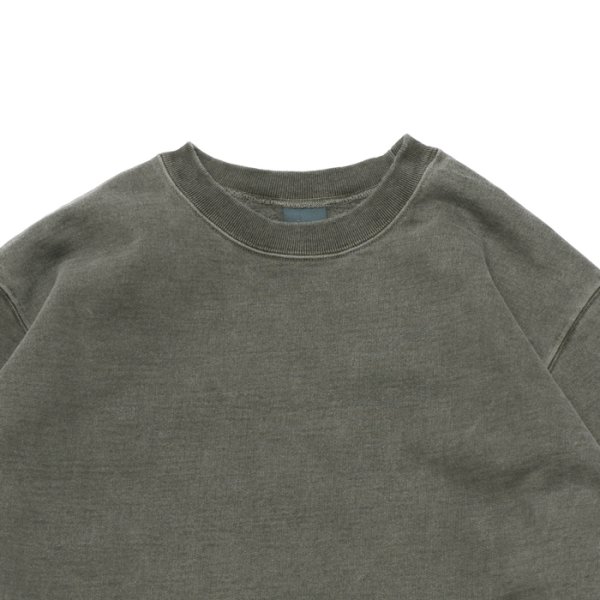 画像3: Good On（グッドオン）Rough Crew Sweat（ラフクルースウェット）"Pigment Dye" / Black（ブラック） (3)