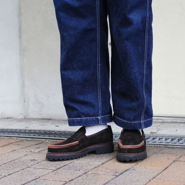 画像8: FilMelange(フィルメランジェ)REIMS COMBI(ランスコンビ)”Made by Paraboot" / Vel.Noir×Nub.Gringo(ブラックスエード×ブラウンヌバック) (8)