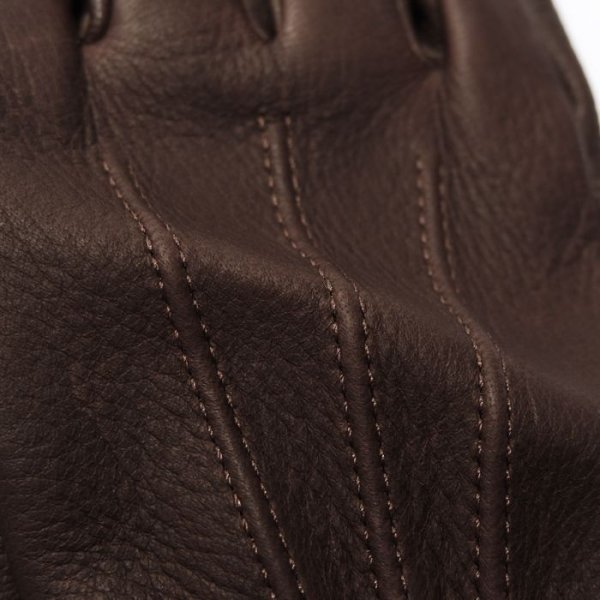 画像5: 【PointUp10%11/10迄】Y'2 LEATHER(ワイツーレザー)SHORT GLOVES(ショートグローブ)DEER SKIN/Brown(ブラウン)・Black(ブラック) (5)