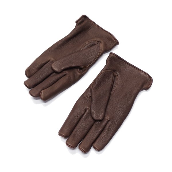 画像4: 【PointUp10%11/10迄】Y'2 LEATHER(ワイツーレザー)SHORT GLOVES(ショートグローブ)DEER SKIN/Brown(ブラウン)・Black(ブラック) (4)