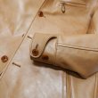 画像9: Y'2 LEATHER（ワイツーレザー）KAKISHIBU DYED HORSE CAR COAT（柿渋ホースカーコート）/Kakishibu（柿渋） (9)