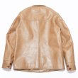 画像2: Y'2 LEATHER（ワイツーレザー）KAKISHIBU DYED HORSE CAR COAT（柿渋ホースカーコート）/Kakishibu（柿渋） (2)