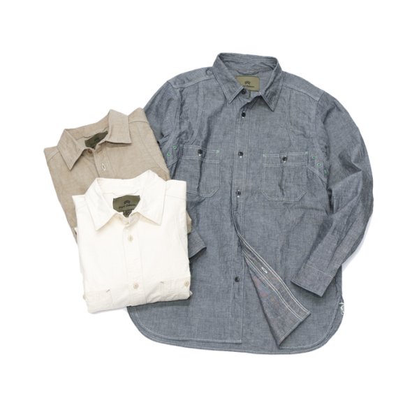 画像9: Nigel Cabourn(ナイジェル・ケーボン)NEW MEDICAL SHIRT(ニューメディカルシャツ)/ Indigo(インディゴ) (9)