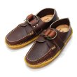 画像1: YUKETEN（ユケテン）Center Ring Moc（センターリングモック）Handsewn Crepe Sole/CP Brown（CPブラウン） (1)