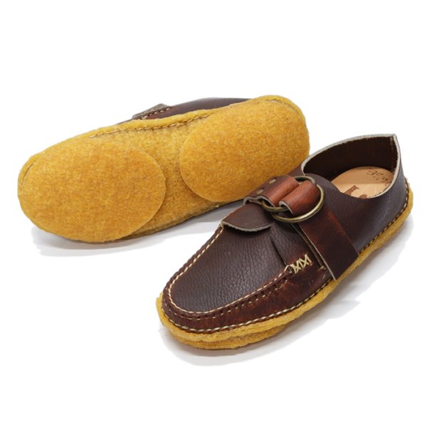 画像3: YUKETEN（ユケテン）Center Ring Moc（センターリングモック）"Handsewn Crepe Sole" / CP Brown（CPブラウン） (3)