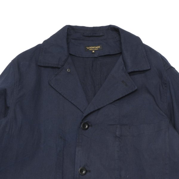 画像3: 『OUTLET』*A VONTADE（アボンタージ）Atelier Long Coat（アトリエロングコート）"9oz Indigo ID Denim" / Dk.Indigo（ダークインディゴ） (3)