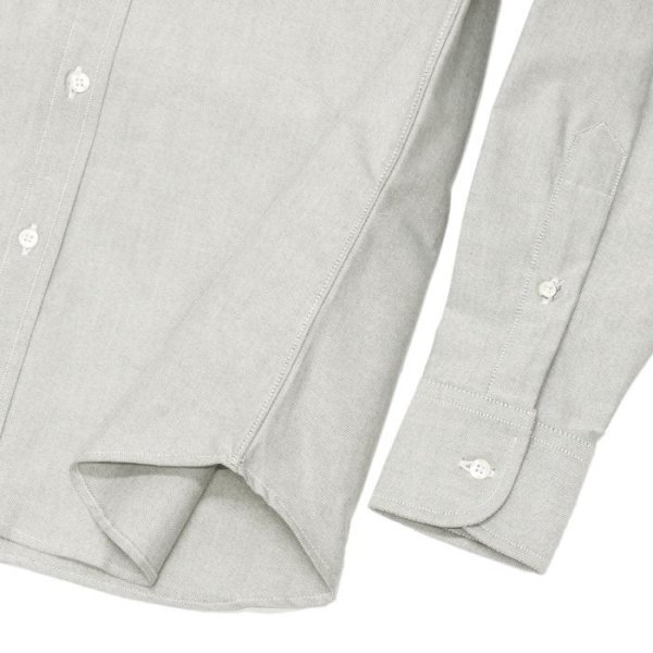 画像5: INDIVIDUALIZED SHIRTS(インディビジュアライズドシャツ)Classic Fit B.D. Shirt(クラシックフィットボタンダウンシャツ)"CAMBRIDGE OXFORD" / Grey(グレー) (5)