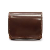 WILD SWANS(ワイルドスワンズ)Palm(パーム)コンパクトウォレット/#4"シェルコードバン"×キャメル"ブッテーロ"