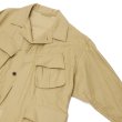 画像4: blurhms ROOTSTOCK（ブラームスルーツストック）Cotton Linen Combat Tropical Jacket（コットンリネンコンバットトロピカルジャケット）/Light Beige（ライトベージュ） (4)