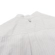 画像6: A VONTADE（アボンタージ）Banded Collar Shirts（バンドカラーシャツ）Cotton Linen Chambray/Grey Stripe（グレーストライプ） (6)