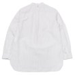 画像2: A VONTADE（アボンタージ）Banded Collar Shirts（バンドカラーシャツ）Cotton Linen Chambray/Grey Stripe（グレーストライプ） (2)