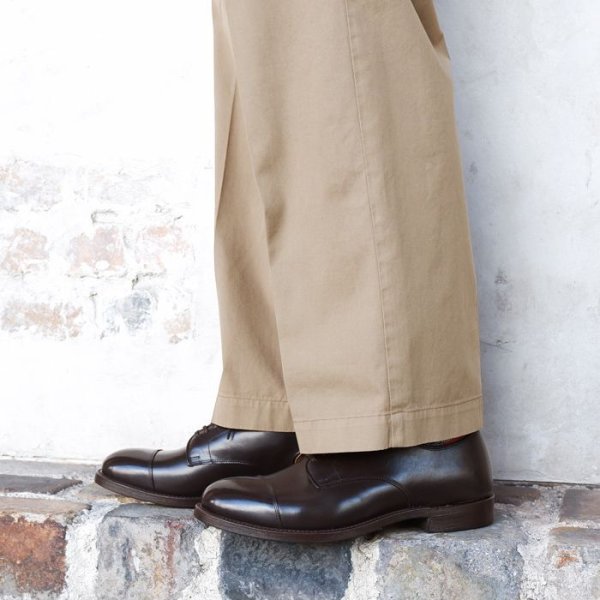 画像9: WHEEL ROBE(ウィールローブ)STRAIGHT TIP BLUCHER(ストレートチップブルーチャー)WEINHEIMER CALF/Dk.Brown(ダークブラウン) (9)