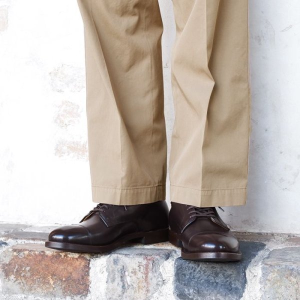 画像8: WHEEL ROBE(ウィールローブ)STRAIGHT TIP BLUCHER(ストレートチップブルーチャー)WEINHEIMER CALF/Dk.Brown(ダークブラウン) (8)