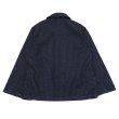 画像2: Post O'Alls（ポストオーバーオールズ）NAVY-BLU Jumper（ネイビーブルージャンパー）Herringbone Denim/Indigo（インディゴ） (2)