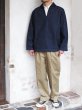 画像11: Post O'Alls（ポストオーバーオールズ）NAVY-BLU Jumper（ネイビーブルージャンパー）"Herringbone Denim" / Indigo（インディゴ） (11)