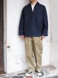 画像11: Post O'Alls（ポストオーバーオールズ）NAVY-BLU Jumper（ネイビーブルージャンパー）Herringbone Denim/Indigo（インディゴ） (11)