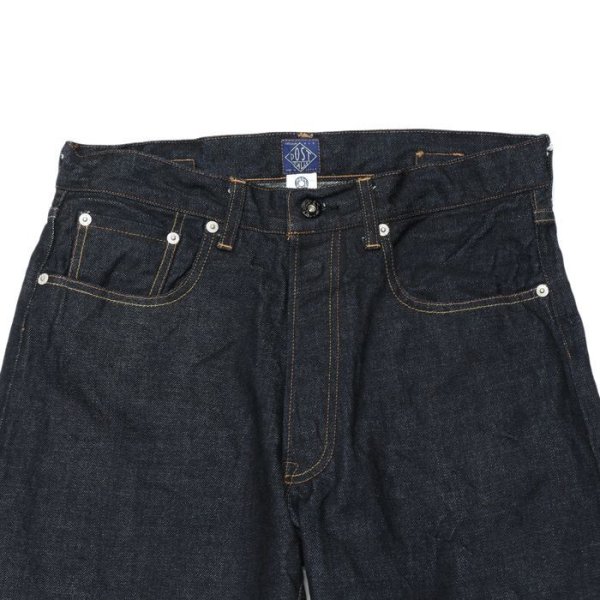 画像3: 【PointUp10%11/10迄】※Exclusive※Post O'Alls（ポストオーバーオールズ）Five Pocket Pants（ファイブポケットパンツ）"13oz Organic Selvedge Denim" / Indigo（インディゴ）【裾上げ無料】 (3)