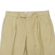 画像2: giabsarchivio（ジャブスアルキヴィオ）DANTE（ダンテ）AIRY LYOCELL COTTON STRETCH/Beige（ベージュ）【裾上げ無料】 (2)