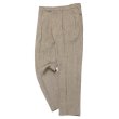 画像1: giabsarchivio（ジャブスアルキヴィオ）DANTE（ダンテ）ITALIAN TECNO LINEN/Brown（ブラウン）【裾上げ無料】 (1)