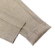 画像6: giabsarchivio（ジャブスアルキヴィオ）DANTE（ダンテ）ITALIAN TECNO LINEN/Brown（ブラウン）【裾上げ無料】 (6)