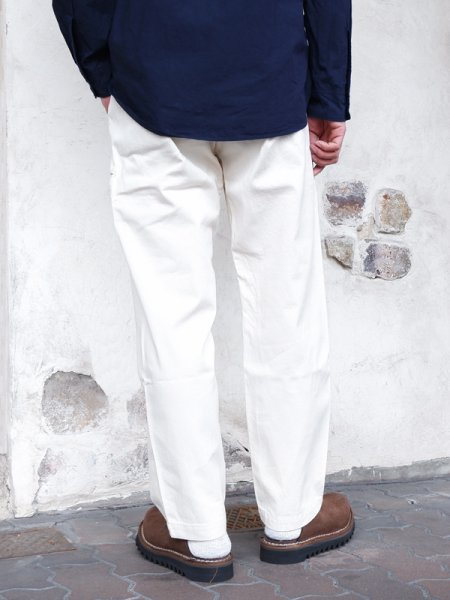 画像14: 【PointUp10%11/10迄】※Exclusive※ Post O'Alls(ポストオーバーオールズ)E-Z Lax 2(イージー・ラックス2)"Natural Drill" / Natural(ナチュラル) (14)