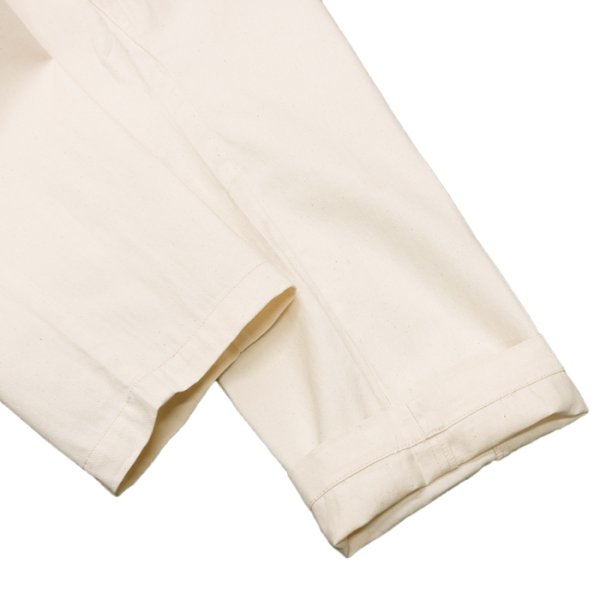 画像7: 【PointUp10%11/10迄】※Exclusive※ Post O'Alls(ポストオーバーオールズ)E-Z Lax 2(イージー・ラックス2)"Natural Drill" / Natural(ナチュラル) (7)