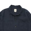 画像3: F.O.B FACTORY（エフオービーファクトリー）HEMP SHIRT JACKET（ヘンプシャツジャケット）HEMP OX/Navy（ネイビー） (3)