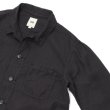 画像4: F.O.B FACTORY（エフオービーファクトリー）HEMP SHIRT JACKET（ヘンプシャツジャケット）HEMP OX/Sumi Kuro（スミクロ） (4)