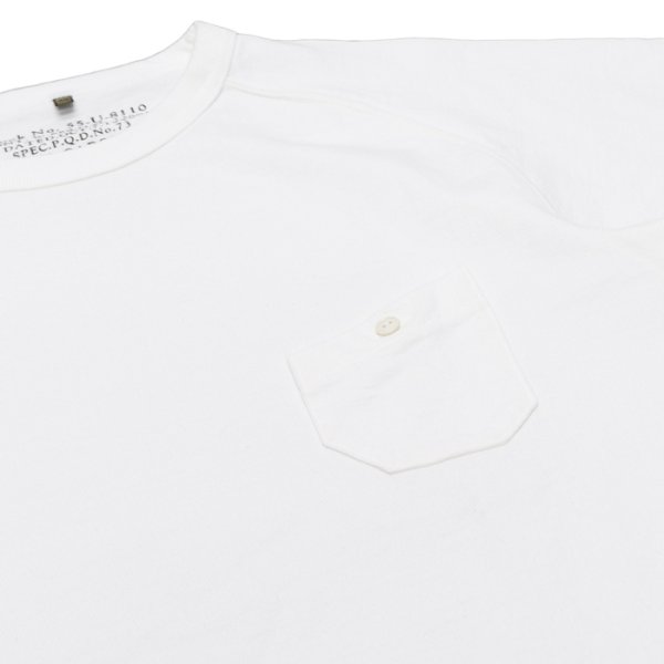 画像4: Nigel Cabourn(ナイジェル・ケーボン)9.5oz BASIC T-SHIRT(9.5ozベーシックTシャツ)/ Off White(オフホワイト) (4)