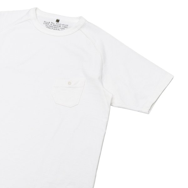 画像5: Nigel Cabourn(ナイジェル・ケーボン)9.5oz BASIC T-SHIRT(9.5ozベーシックTシャツ)/ Off White(オフホワイト) (5)