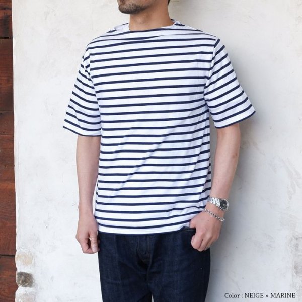 画像7: SAINT JAMES(セントジェームス)PIRIAC(ピリアック)/NEIGE×TULIP(ホワイト×レッド) (7)