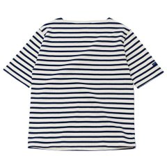 SAINT JAMES（セントジェームス）OUESSANT SHORT SLEEVE（ウエッソンショートスリーブ）"BORDER" / ECRU×MARINE（キナリ×マリン）