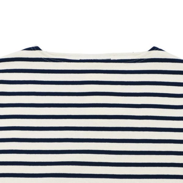 画像3: SAINT JAMES(セントジェームス)OUESSANT SHORT SLEEVE(ウエッソンショートスリーブ)"BORDER" / ECRU×MARINE(キナリ×マリン) (3)