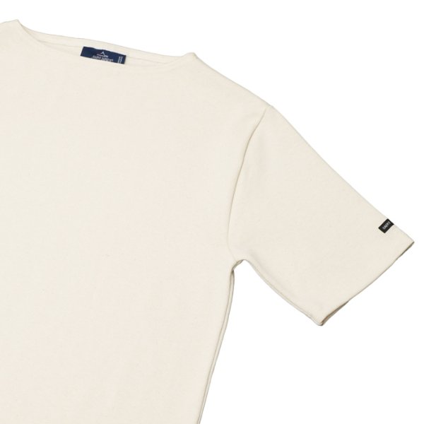 画像4: SAINT JAMES(セントジェームス)OUESSANT SHORT SLEEVE(ウエッソンショートスリーブ)"SOLID" / ECRU(キナリ) (4)