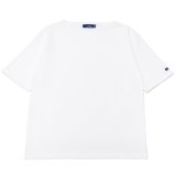 SAINT JAMES（セントジェームス）OUESSANT SHORT SLEEVE（ウエッソンショートスリーブ）"SOLID" / NEIGE（ホワイト）