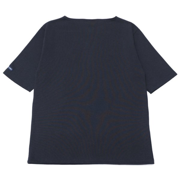 画像2: SAINT JAMES(セントジェームス)OUESSANT SHORT SLEEVE(ウエッソンショートスリーブ)"SOLID" / NAVY(ネイビー) (2)