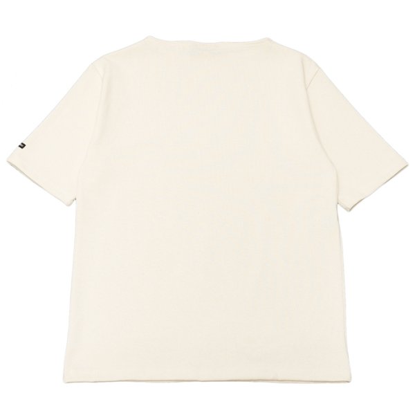 画像2: SAINT JAMES(セントジェームス)OUESSANT SHORT SLEEVE(ウエッソンショートスリーブ)"SOLID" / ECRU(キナリ) (2)