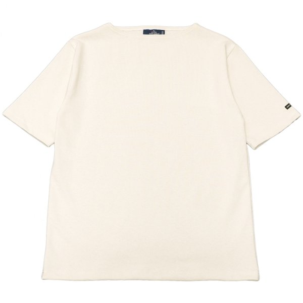 画像1: SAINT JAMES（セントジェームス）OUESSANT SHORT SLEEVE（ウエッソンショートスリーブ）/ECRU（キナリ） (1)