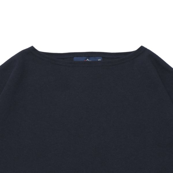 画像3: SAINT JAMES(セントジェームス)OUESSANT SHORT SLEEVE(ウエッソンショートスリーブ)"SOLID" / NAVY(ネイビー) (3)