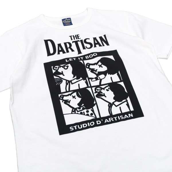 画像10: STUDIO D'ARTISAN（ステュディオ・ダ・ルチザン）USAコットンプリントＴシャツ/ White（ホワイト）・Black（ブラック）※Sサイズのみ (10)