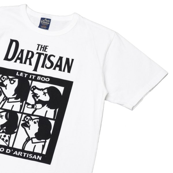画像7: STUDIO D'ARTISAN（ステュディオ・ダ・ルチザン）USAコットンプリントＴシャツ/ White（ホワイト）・Black（ブラック）※Sサイズのみ (7)