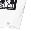 画像8: STUDIO D'ARTISAN（ステュディオ・ダ・ルチザン）USAコットンプリントＴシャツ/ White（ホワイト）・Black（ブラック） (8)