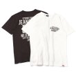 画像1: STUDIO D'ARTISAN（ステュディオ・ダ・ルチザン）USAコットンプリントＴシャツ/ White（ホワイト）・Charcoal Black（チャコールブラック） (1)