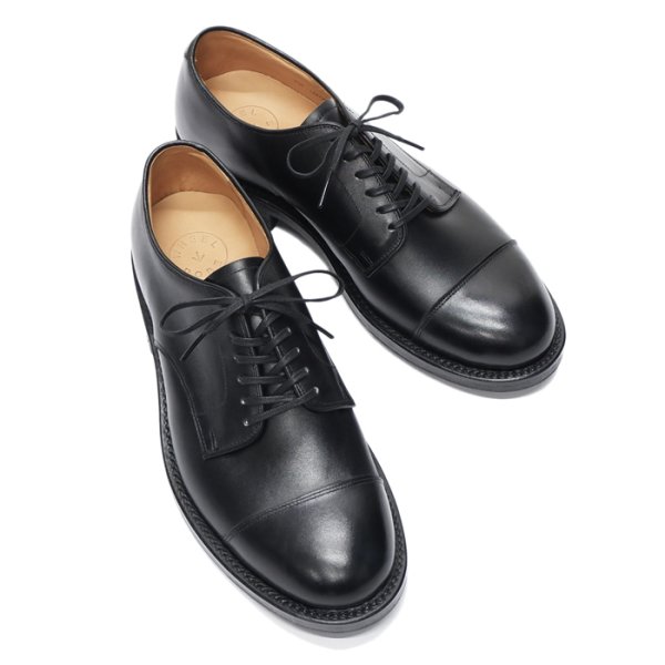 画像4: WHEEL ROBE（ウィールローブ）STRAIGHT TIP BLUCHER（ストレートチップブルーチャー）WEINHEIMER CALF/Black（ブラック） (4)