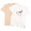 画像4: ＜OUTLET＞free rage（フリーレイジ）リサイクルコットンプリントTee / Peach（ピーチ）※Mサイズのみ (4)
