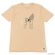 画像1: ＜OUTLET＞free rage（フリーレイジ）リサイクルコットンプリントTee / Peach（ピーチ）※Mサイズのみ (1)