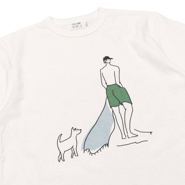 画像6: free rage（フリーレイジ）リサイクルコットンプリントTee / White（ホワイト）※Sサイズのみ (6)