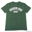画像4: Good On（グッドオン）Logo Print Short Sleeve Crew Neck Tee（ロゴプリントショートスリーブクルーネックTシャツ）"GOOD ON 1997"/F.Red（F.レッド）・Dk.Green（ダークグリーン） (4)