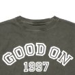 画像3: Good On（グッドオン）Logo Print Short Sleeve Crew Neck Tee（ロゴプリントショートスリーブクルーネックTシャツ）"GOOD ON 1997"/Ash（アッシュグレー） (3)